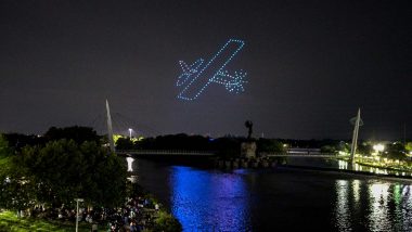 Drone Show Will LIght Up Wichita Sky At EP During Riverfest